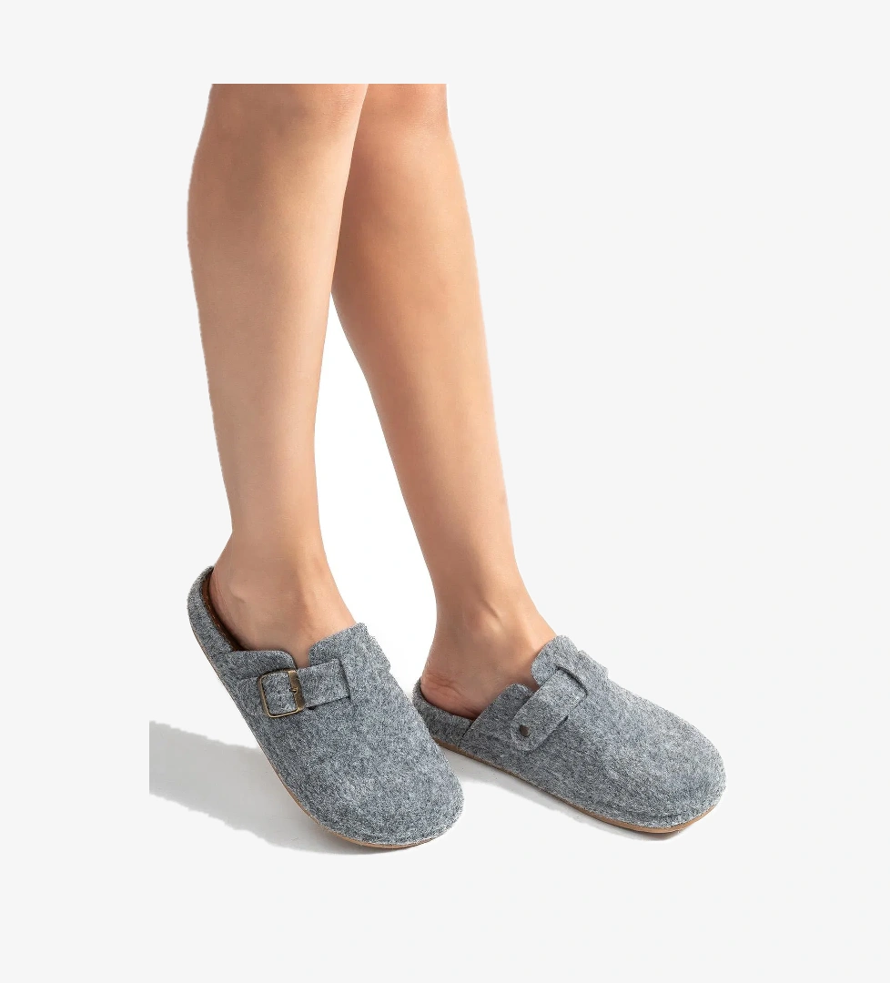 Twigy Tuana Kadın,Garson Boy Ev Terliği Füme 36/40 model görseli