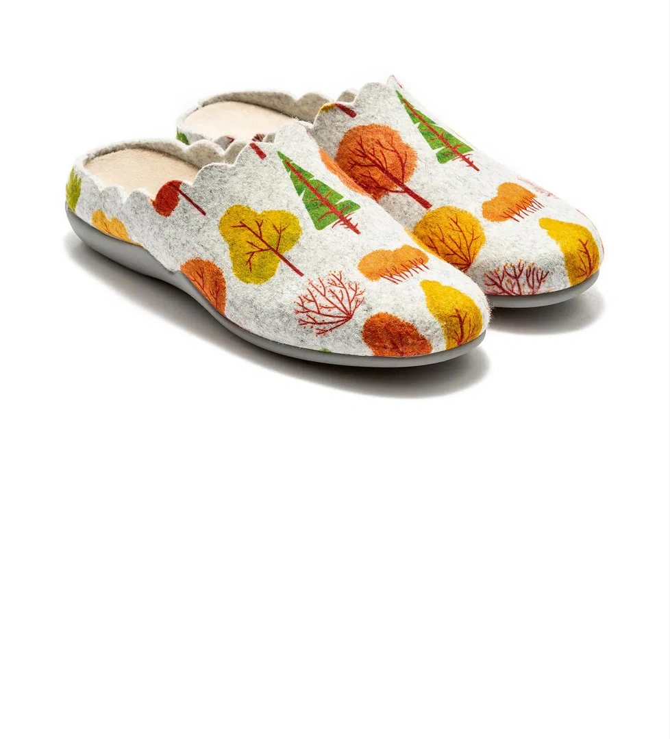 Green Kadın Ev Terliği Gri 36/41 - Görsel 1