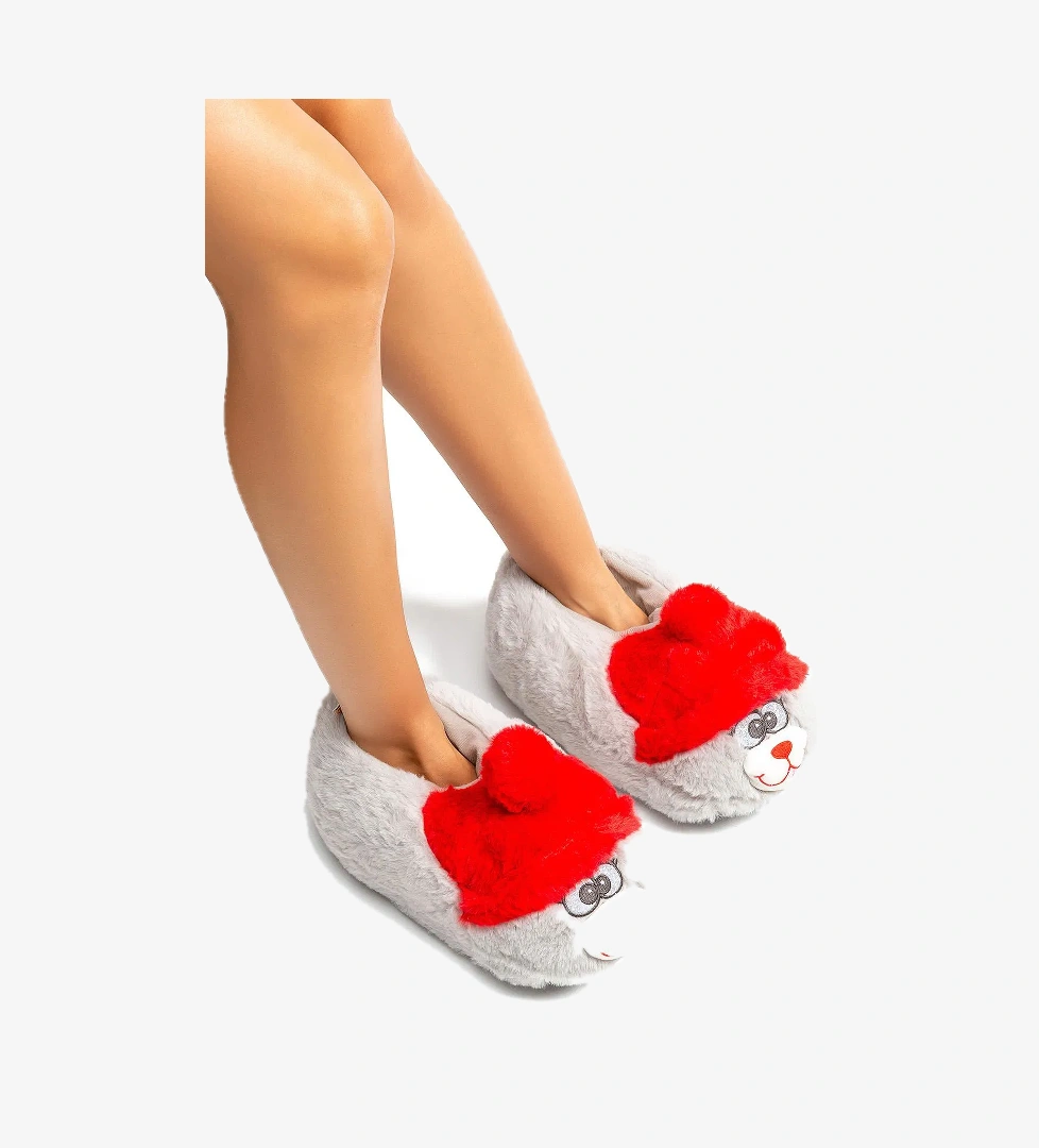 Twigy Griso Kadın Hayvanlı Panduf Gri 36/41 model görseli