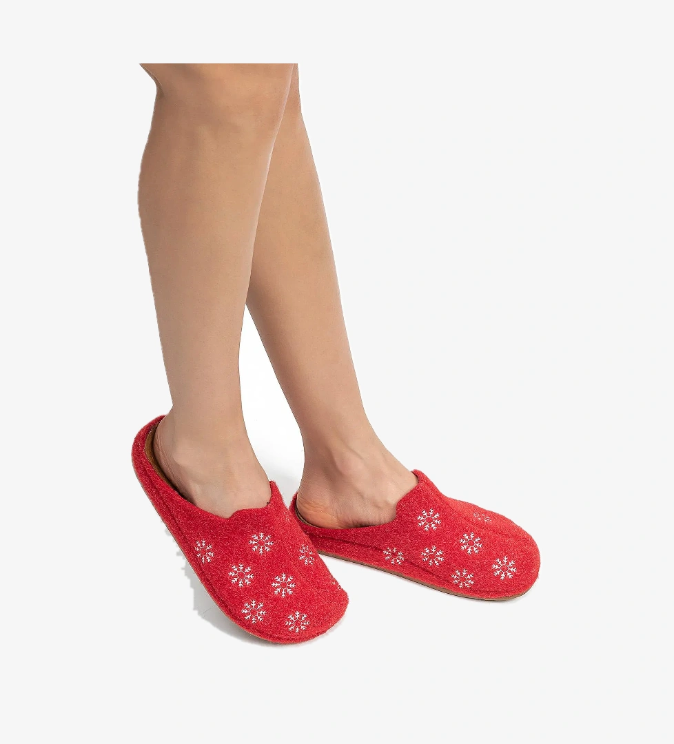 Kar Kadın Ev Terliği Kırmızı 36/40 - Görsel 1