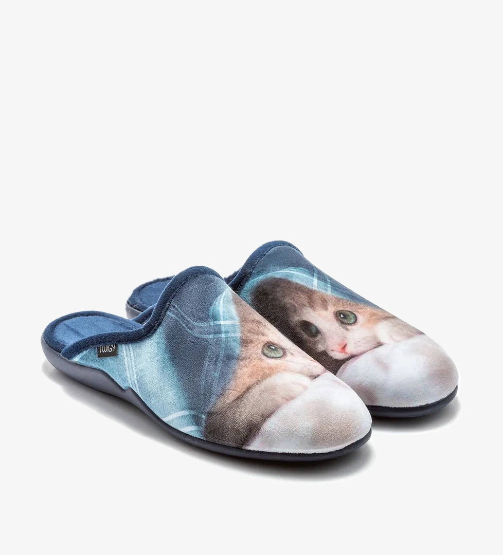 Kitten Kadın Ev Terliği Mavi 36/41 - Görsel 1