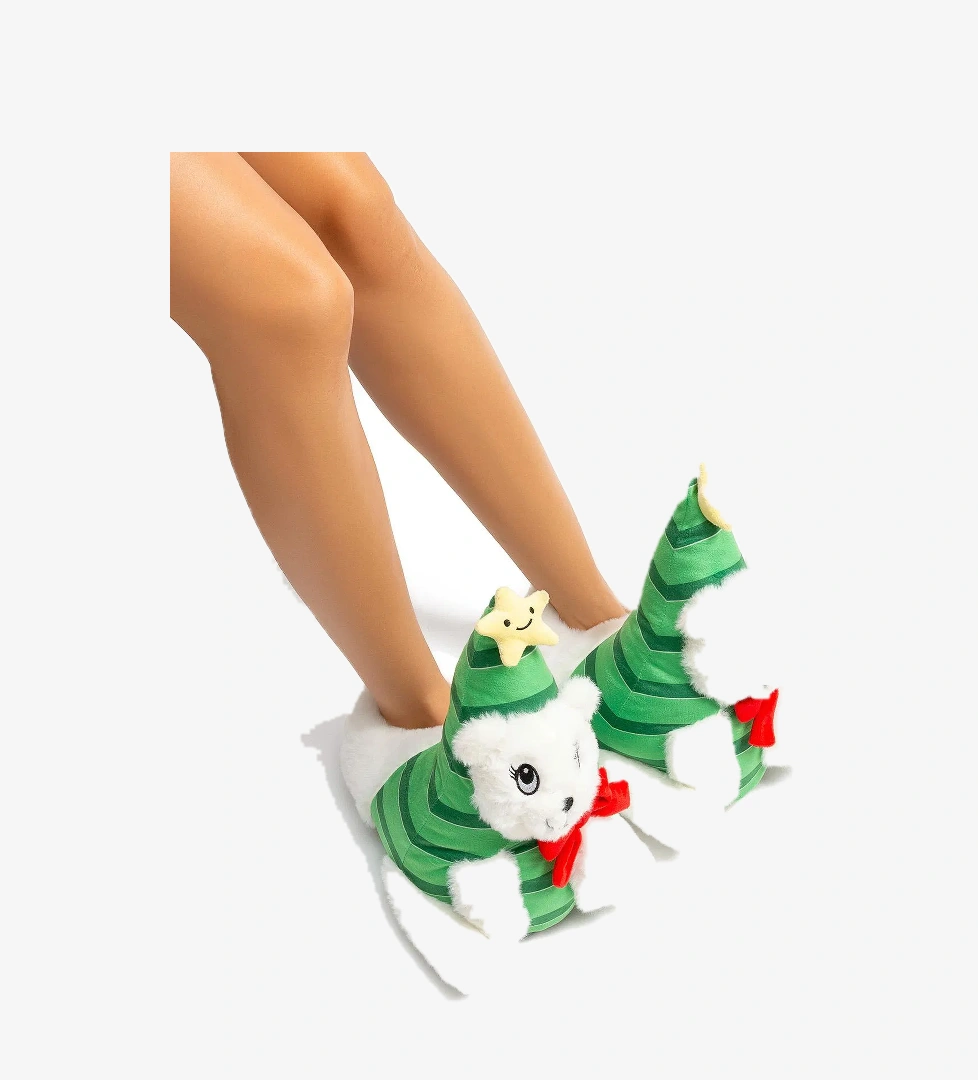 Doro Kadın Hayvanlı Panduf Beyaz 36/41 - Görsel 1