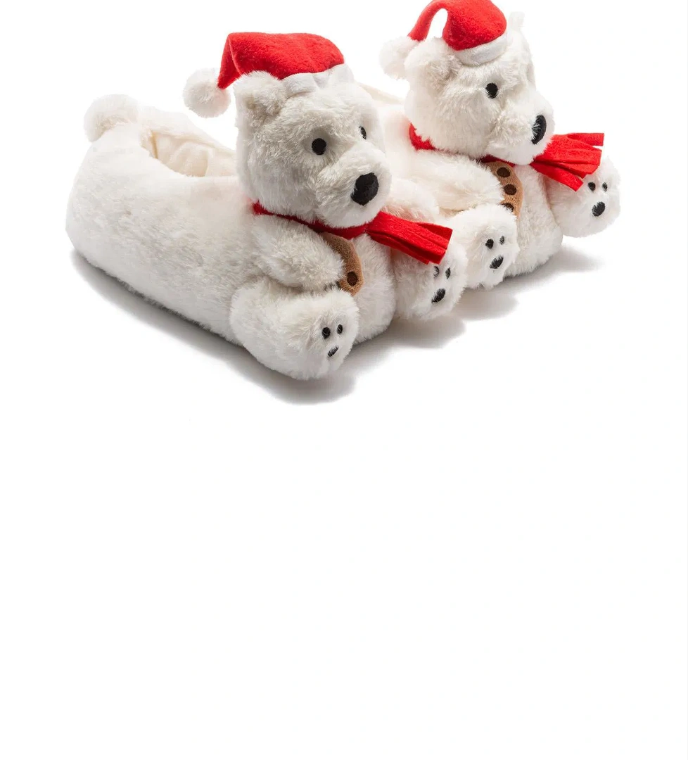 Celina Kadın Hayvanlı Panduf Beyaz 36/41 - Görsel 1