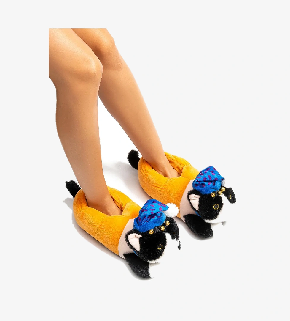 Alis Kadın Hayvanlı Panduf Siyah 36/41 - Görsel 1