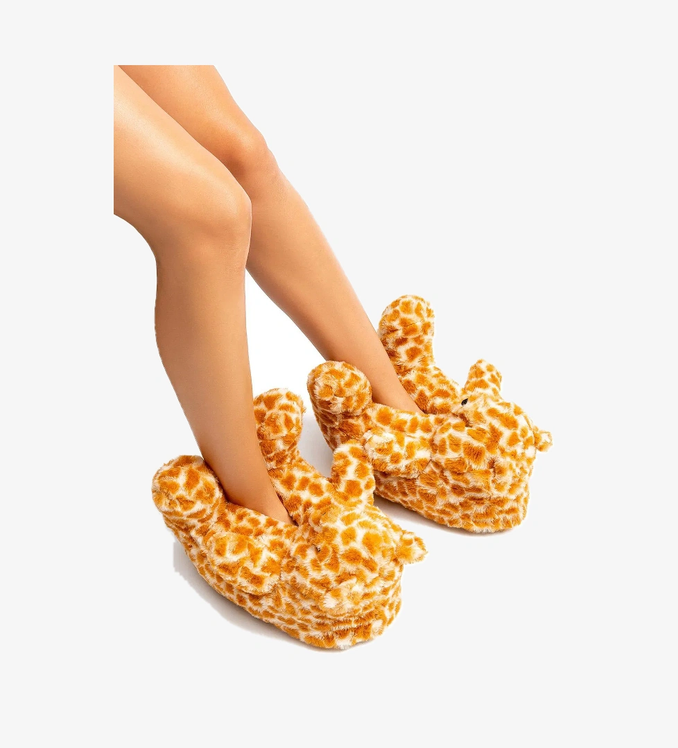 Pookie Kadın Hayvanlı Panduf Leopar 36/41 - Görsel 1