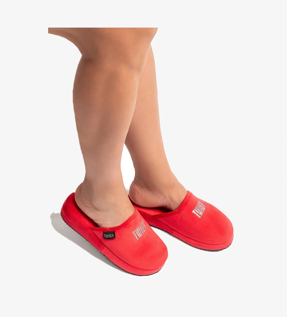 Twigy Shiny Kadın Ev Terliği Kırmızı 36/40 model görseli