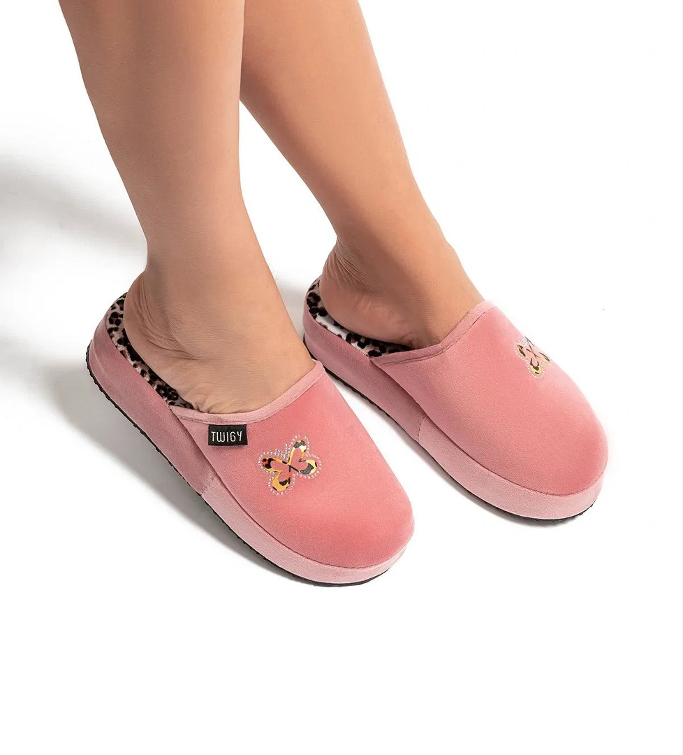 Kelebek Kadın Ev Terliği Pembe 36/40 - Görsel 1