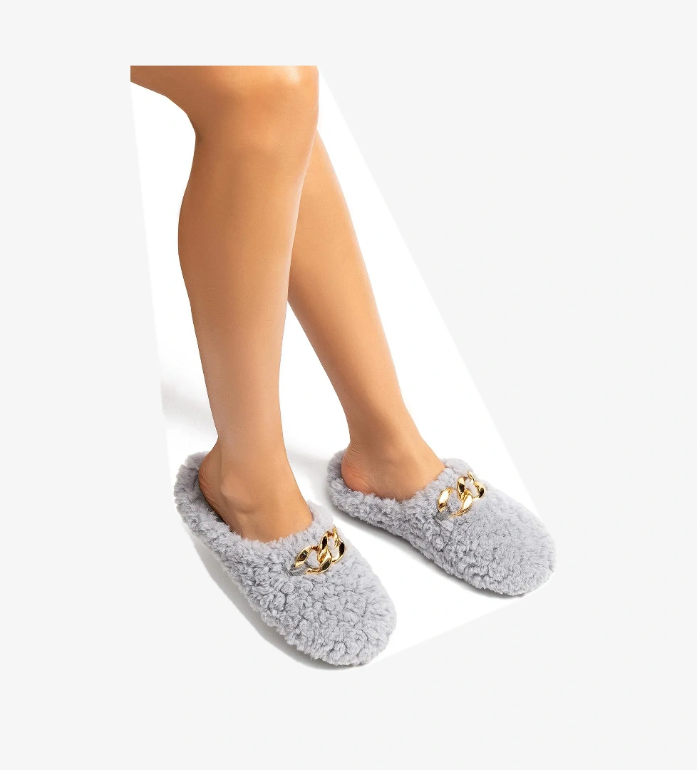 Mia Kadın Ev Terliği Gri 36/41 - Görsel 1