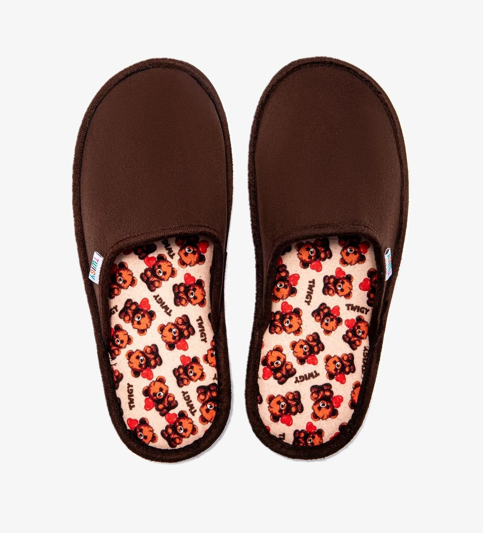 Amore Kadın Ev Terliği Kahverengi 36/41 - Görsel 1