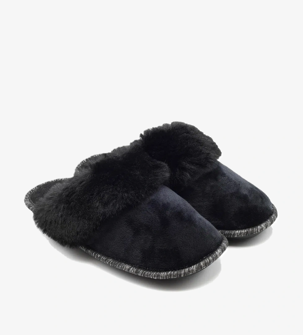 Queen Kadın Ev Terliği Siyah 37/41 - Görsel 1