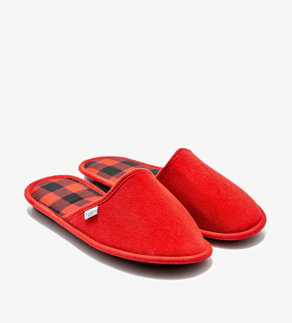 Twigy Alic Kadın,Garson Boy Ev Terliği Kırmızı 36/41 model görseli