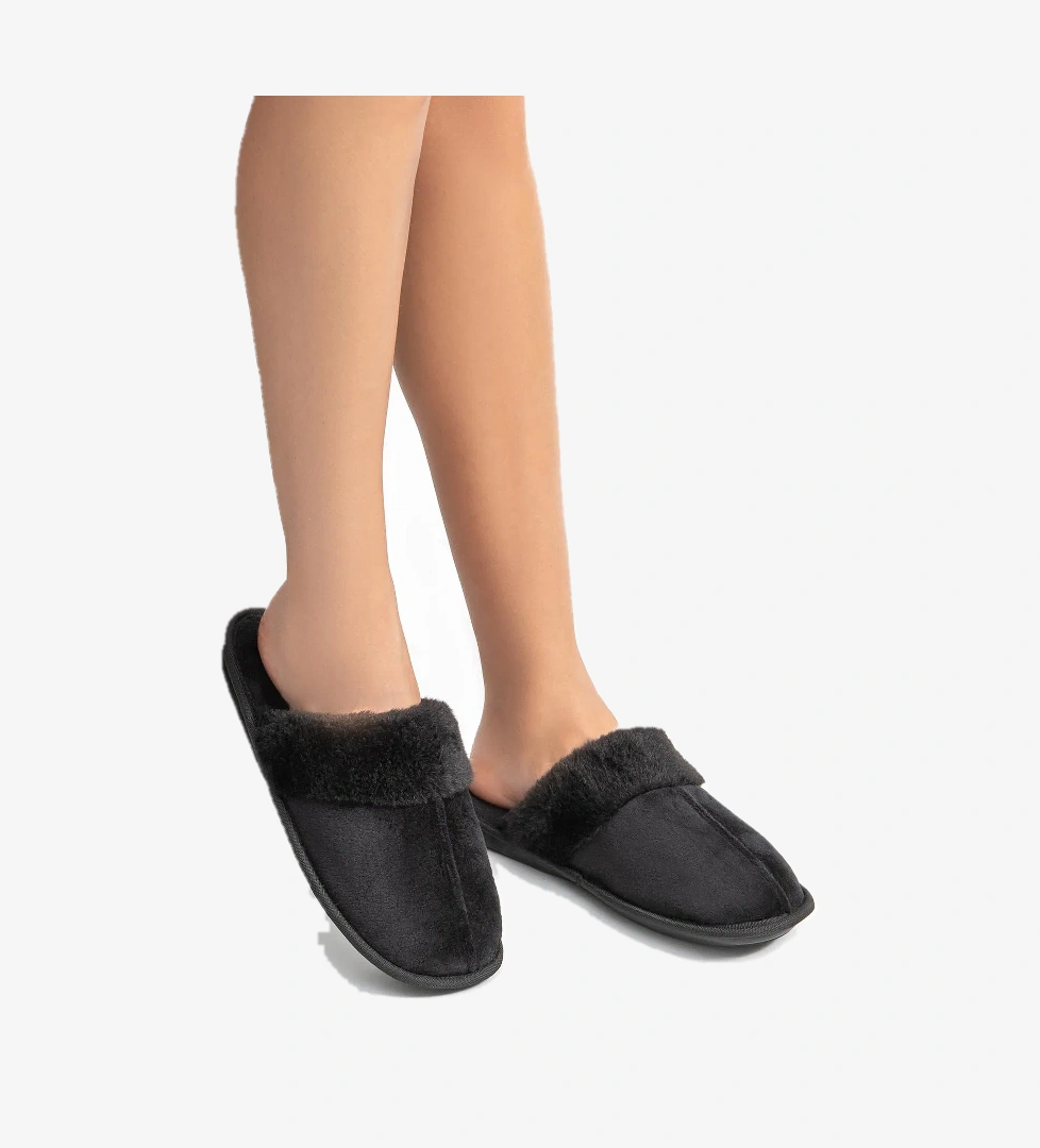 Ella Kadın Ev Terliği Siyah 37/41 - Görsel 1