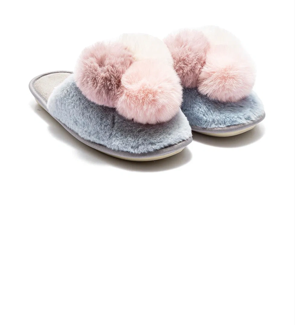 Jess Kadın Ev Terliği Gri 36/41 - Görsel 1