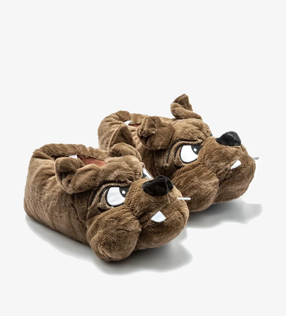 Cane Kadın, Garson Boy Hayvanlı Panduf Kahverengi 33/38 - Görsel 1