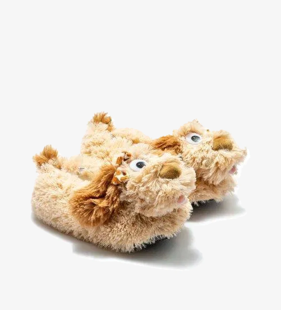 Twigy Malti Kadın,Garson Boy Hayvanlı Panduf Bej 33/38 model görseli