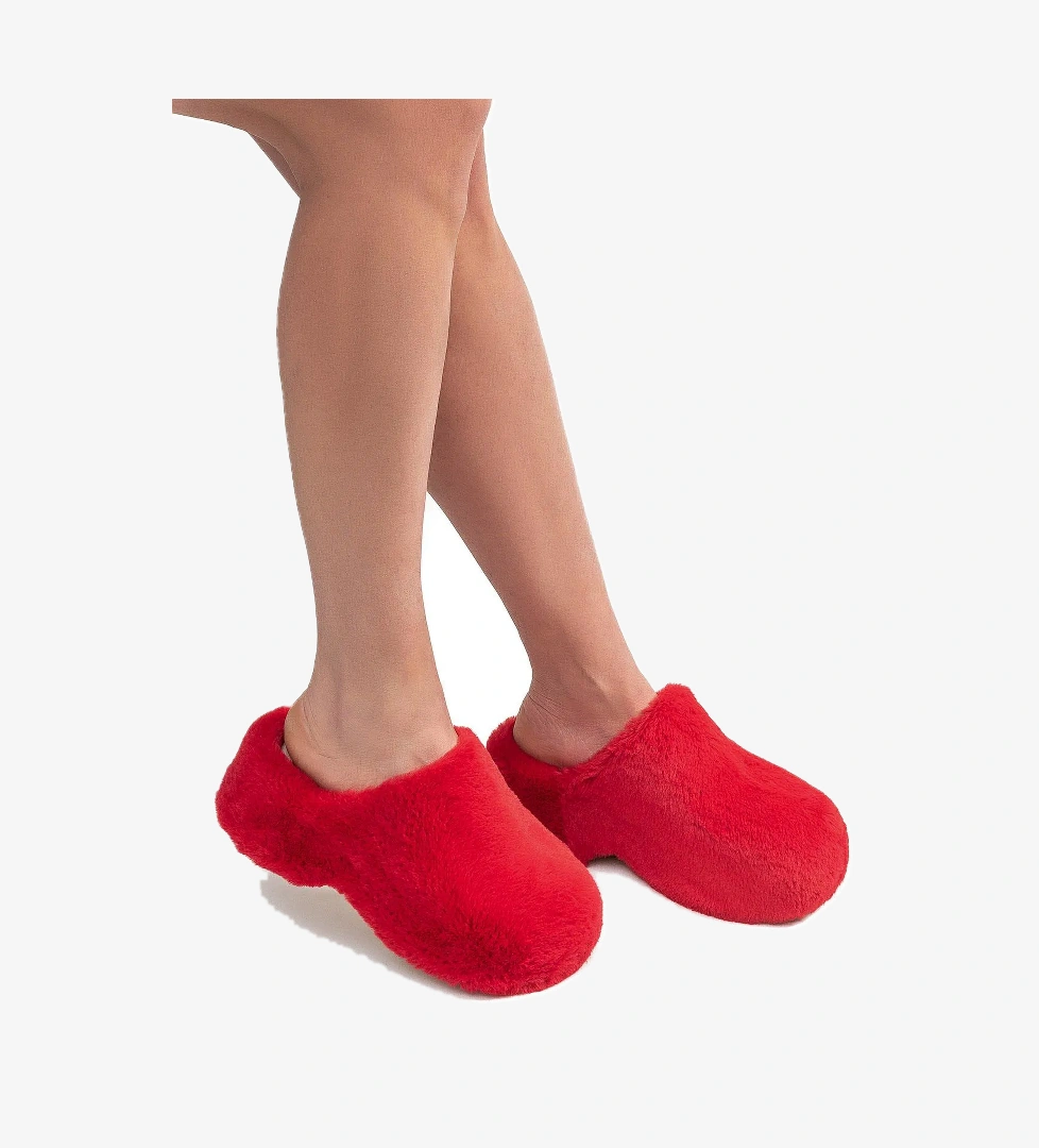 Lilo Peluş Kadın Ev Terliği Kırmızı 36/40 - Görsel 1