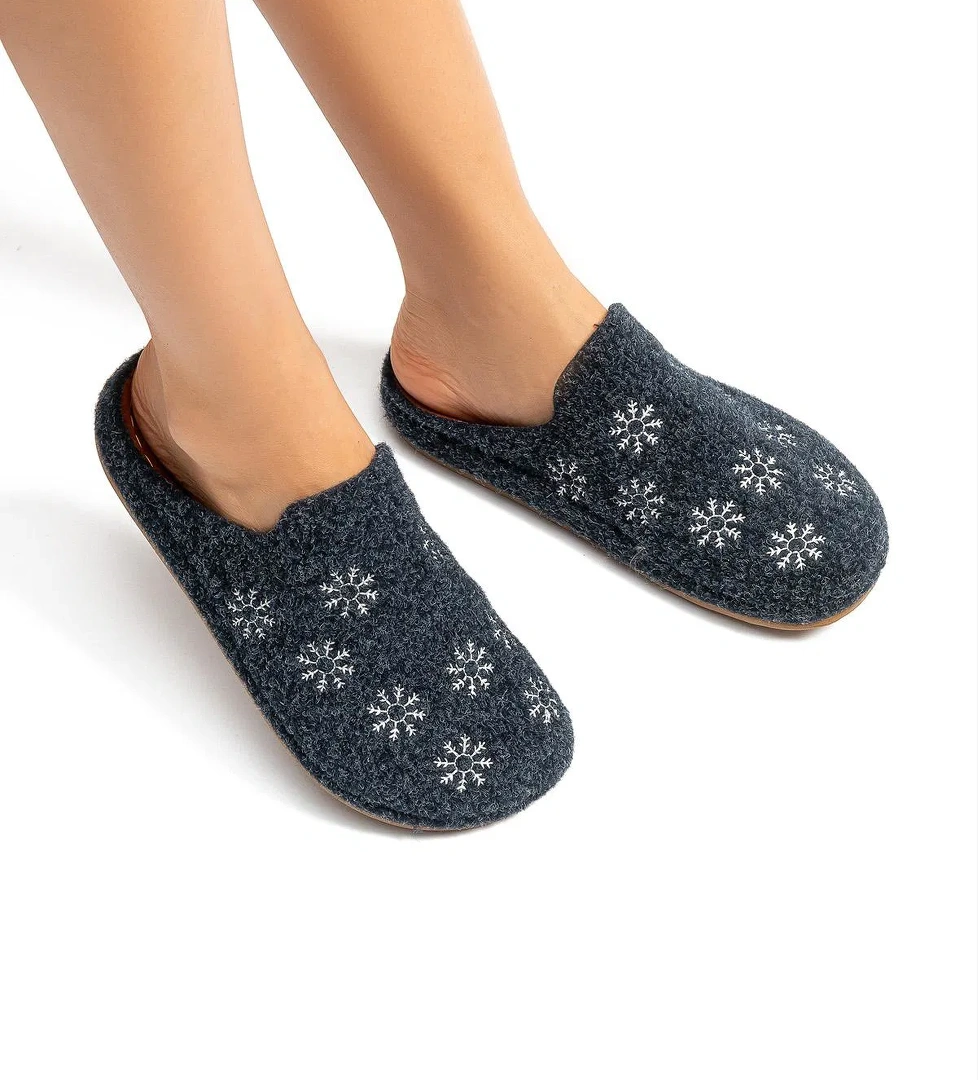 Kar Kadın Ev Terliği Lacivert 36/40 - Görsel 1