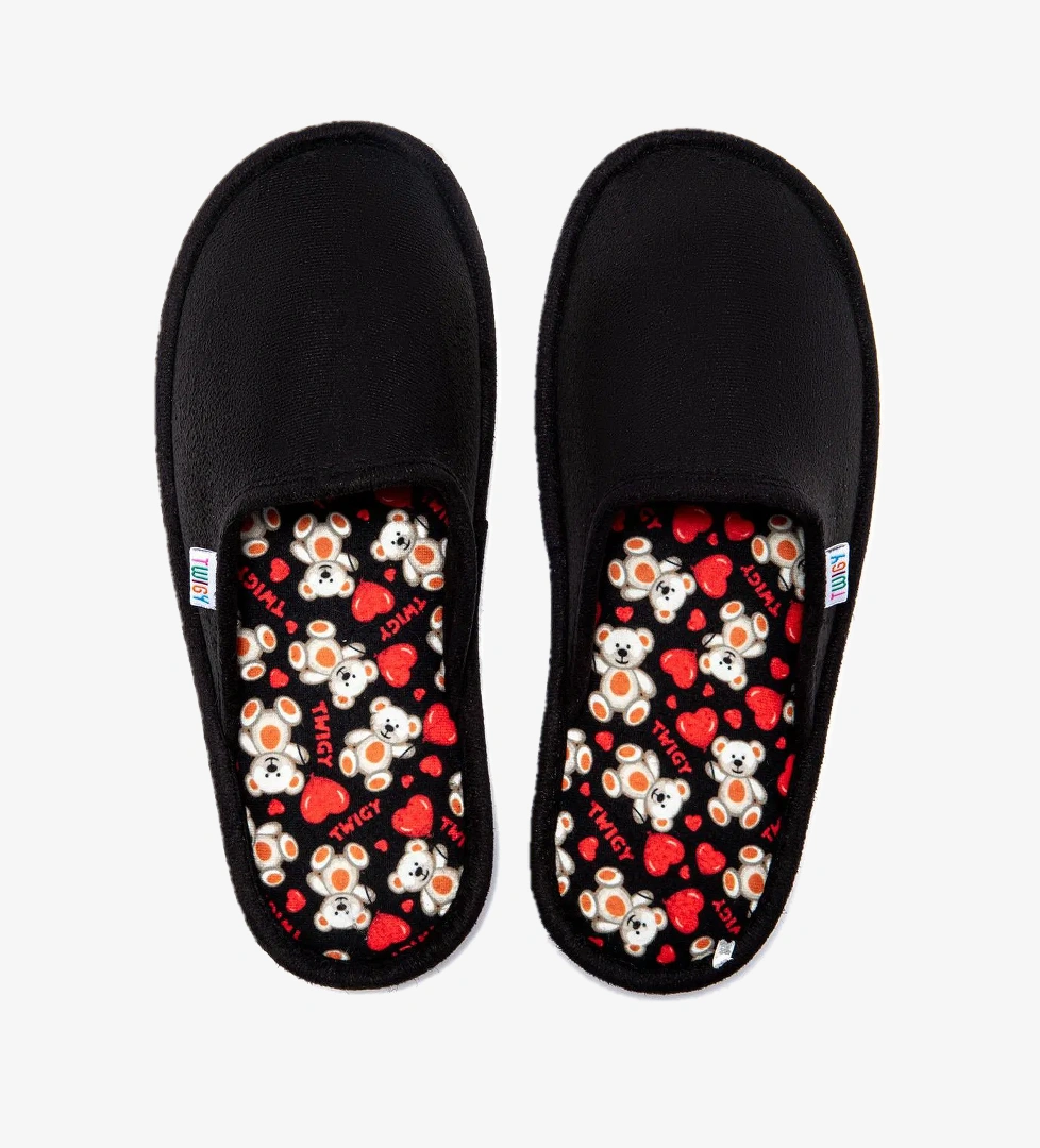 Amore Kadın Ev Terliği Siyah 36/41 - Görsel 1