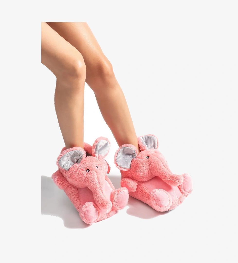 Twigy Elephant-2 Kadın Hayvanlı Panduf Pembe 36/41 model görseli