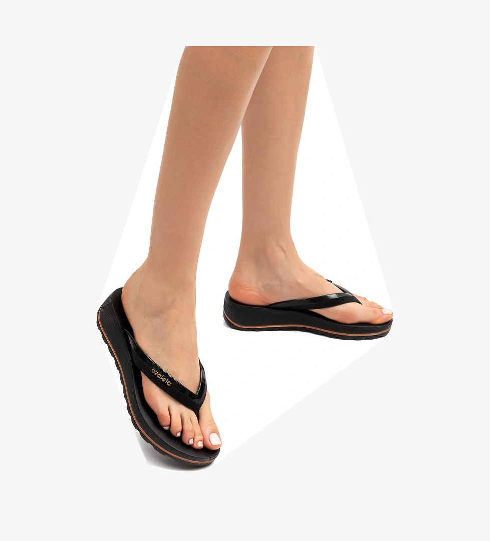 Fabi Line Kadın Parmak Arası Terlik Siyah 35/40 - Görsel 1