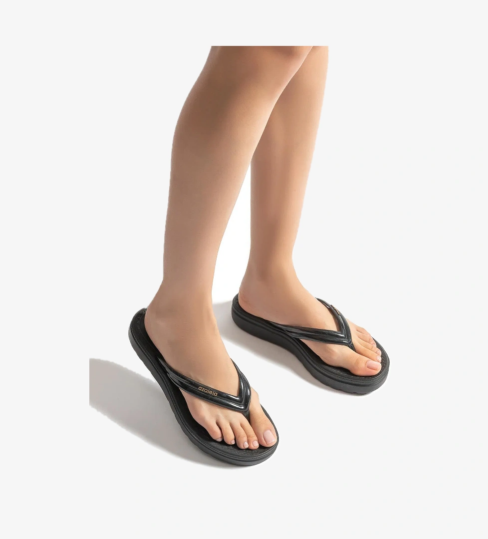 Jo Kadın Parmak Arası Terlik Siyah 35/40 - Görsel 1