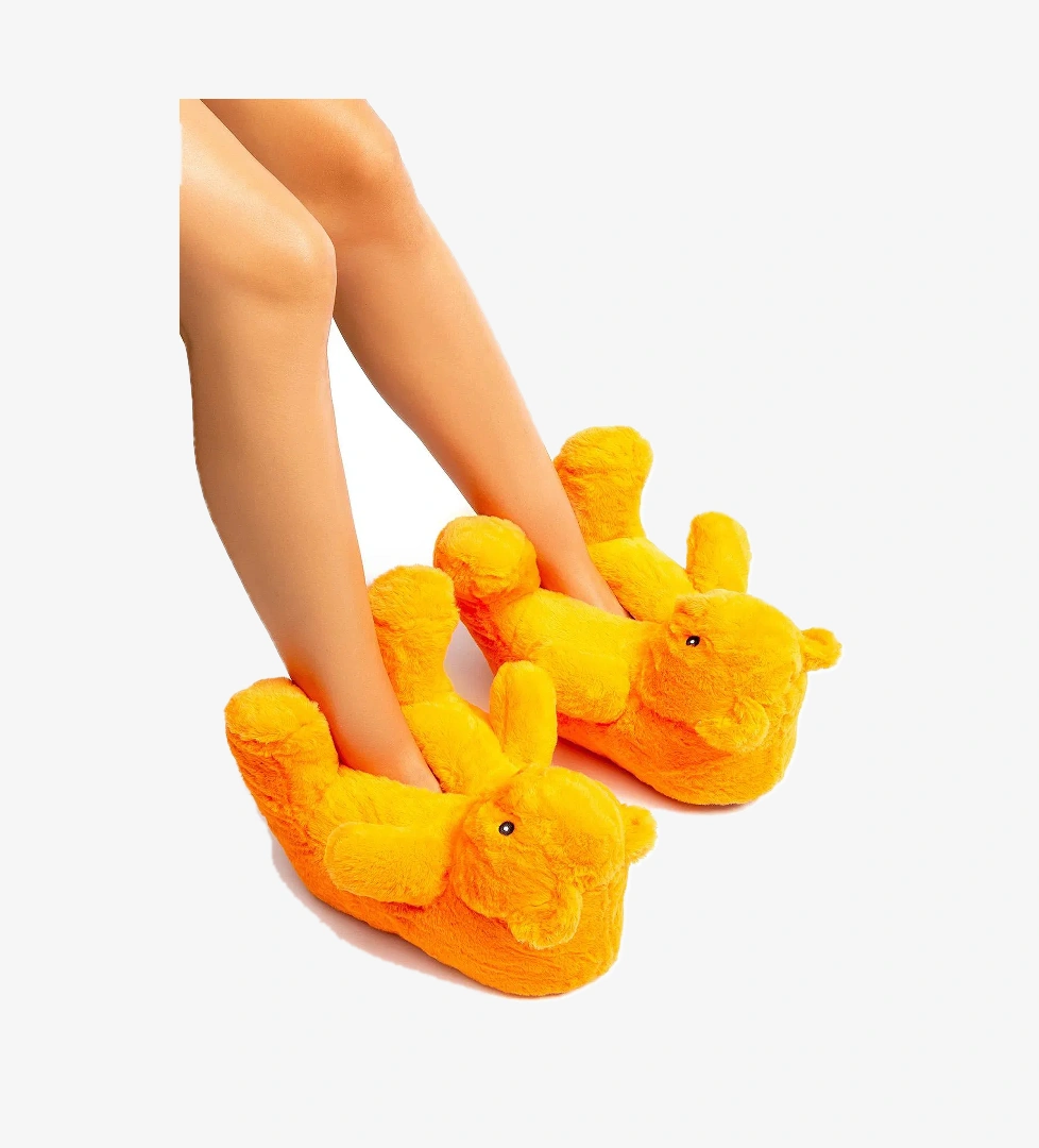 Pookie Kadın Hayvanlı Panduf Turuncu 36/41 - Görsel 1