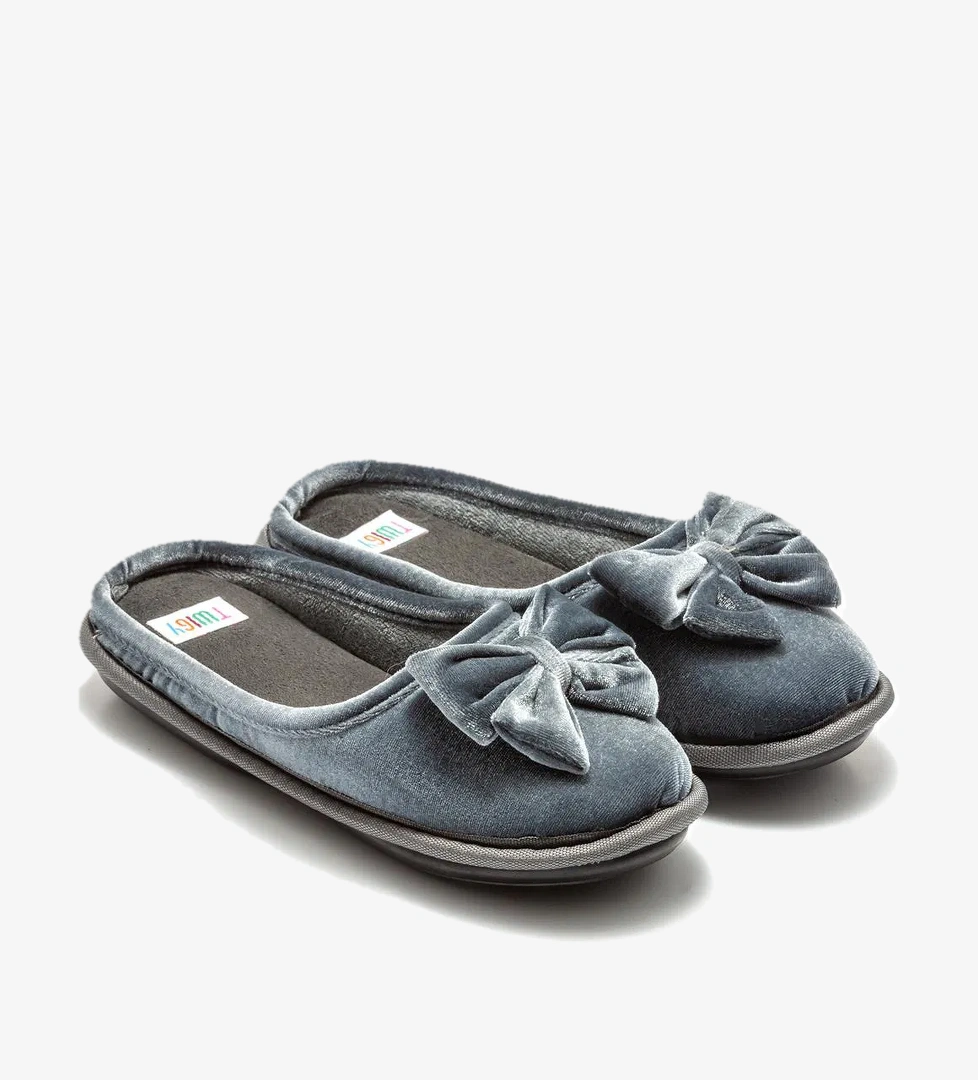 Leila Kadın Ev Terliği Füme 36/41 - Görsel 1