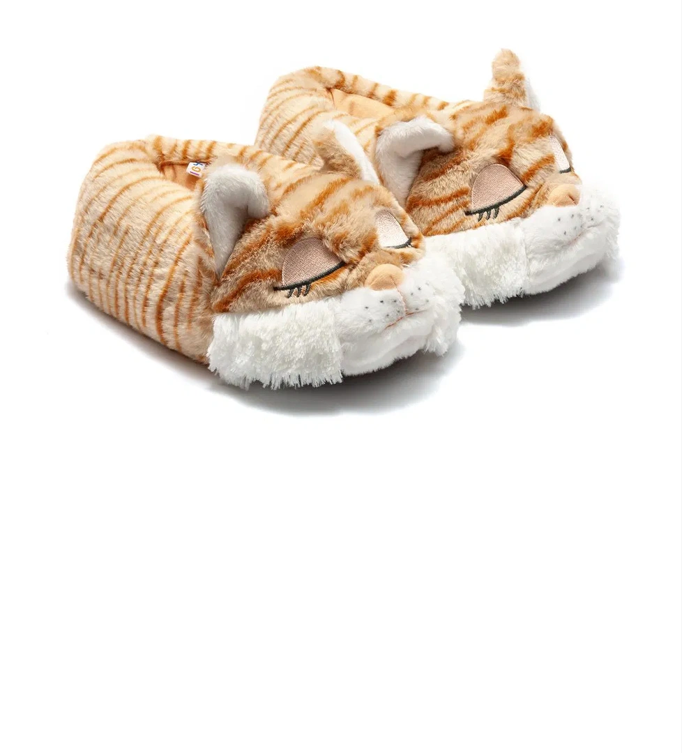 Pompik Kadın, Garson Boy Hayvanlı Panduf Sarı 36/41 - Görsel 1