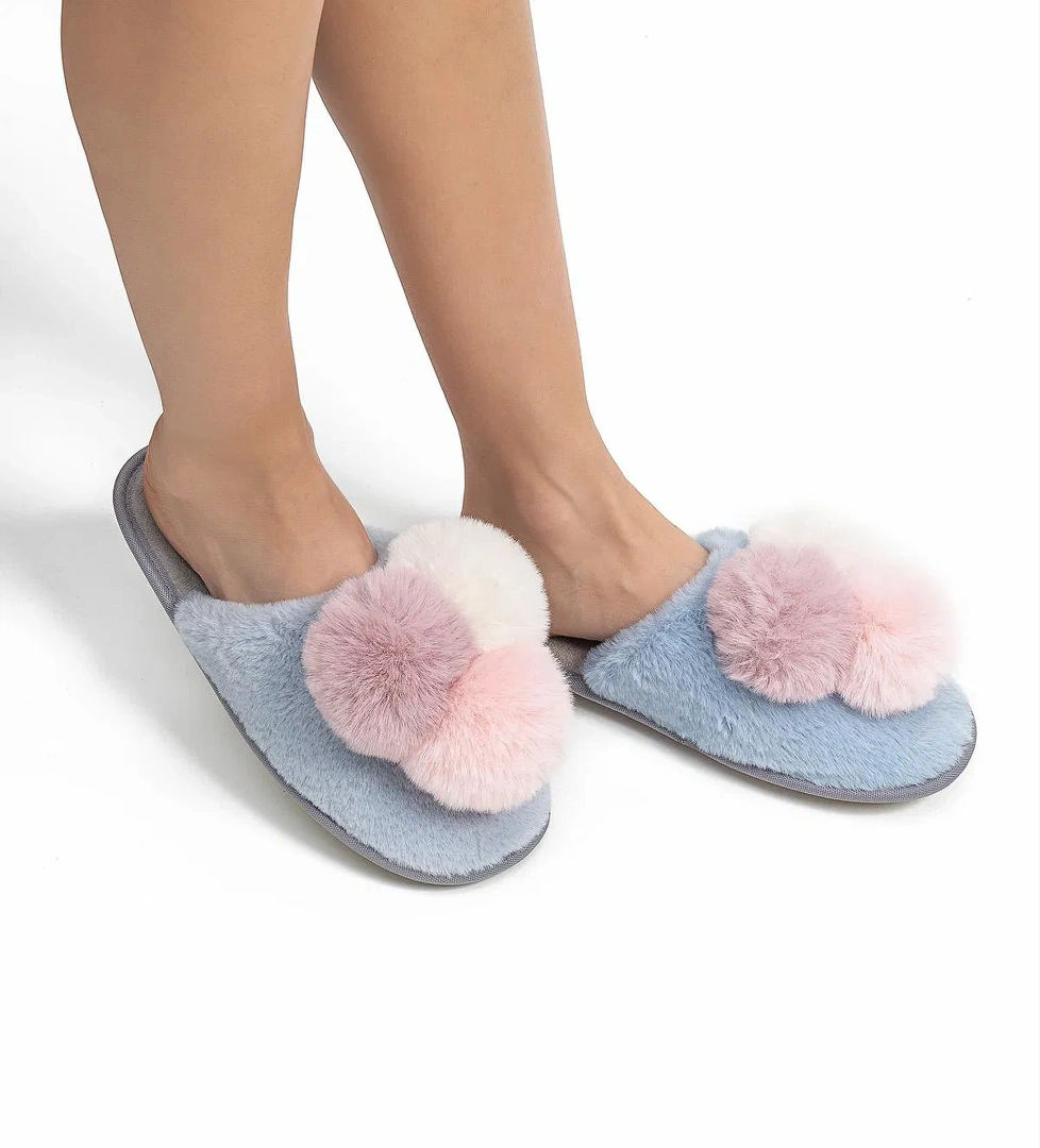 Jess Kadın Ev Terliği Mavi 36/41 - Görsel 1