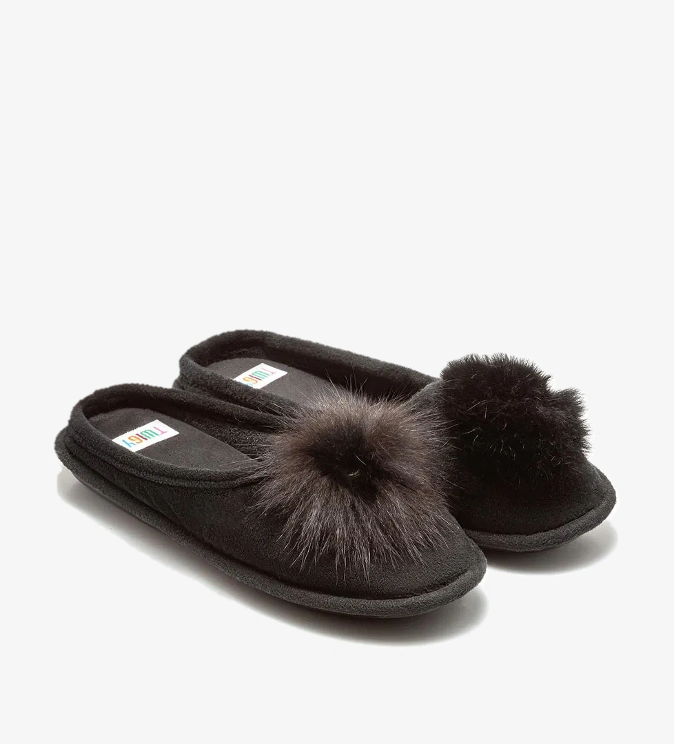 Remedy Kadın Ev Terliği Siyah 36/41 - Görsel 1