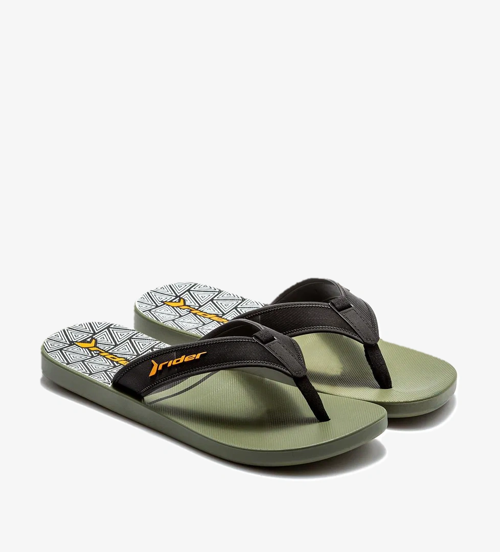 Impulse Graphics Erkek Parmak Arası Terlik Yeşil-Siyah 39/46 - Görsel 1