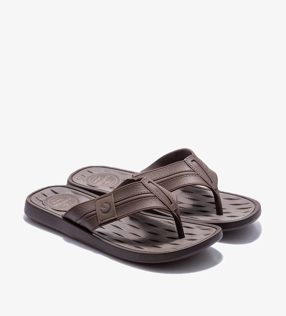 Cales Erkek Parmak Arası Terlik Kahve 39/47 - Görsel 1