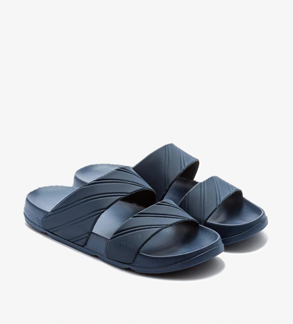 Twigy Kevin Çizgili Erkek Terlik Lacivert 40/45 model görseli