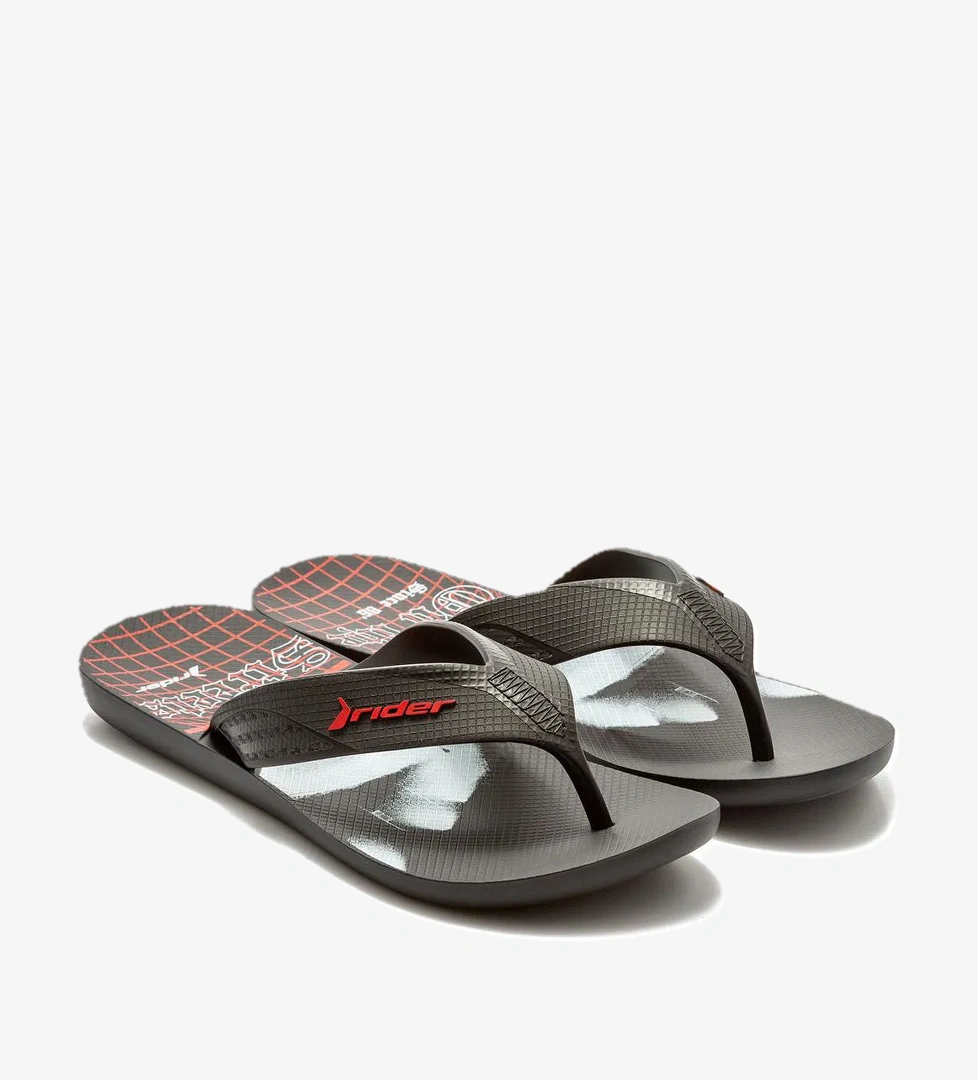 Rider Way Dedo Erkek Parmak Arası Terlik Siyah Kırmızı 39/46 model görseli