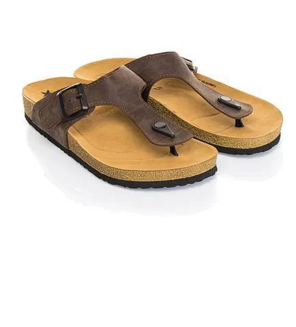 Daniel Erkek Parmak Arası Terlik Kahverengi 41/45 - Görsel 1