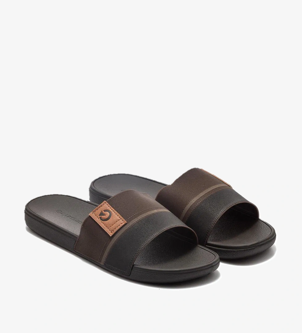 Dakar Slide Erkek Terlik Kahverengi 39/46 - Görsel 1