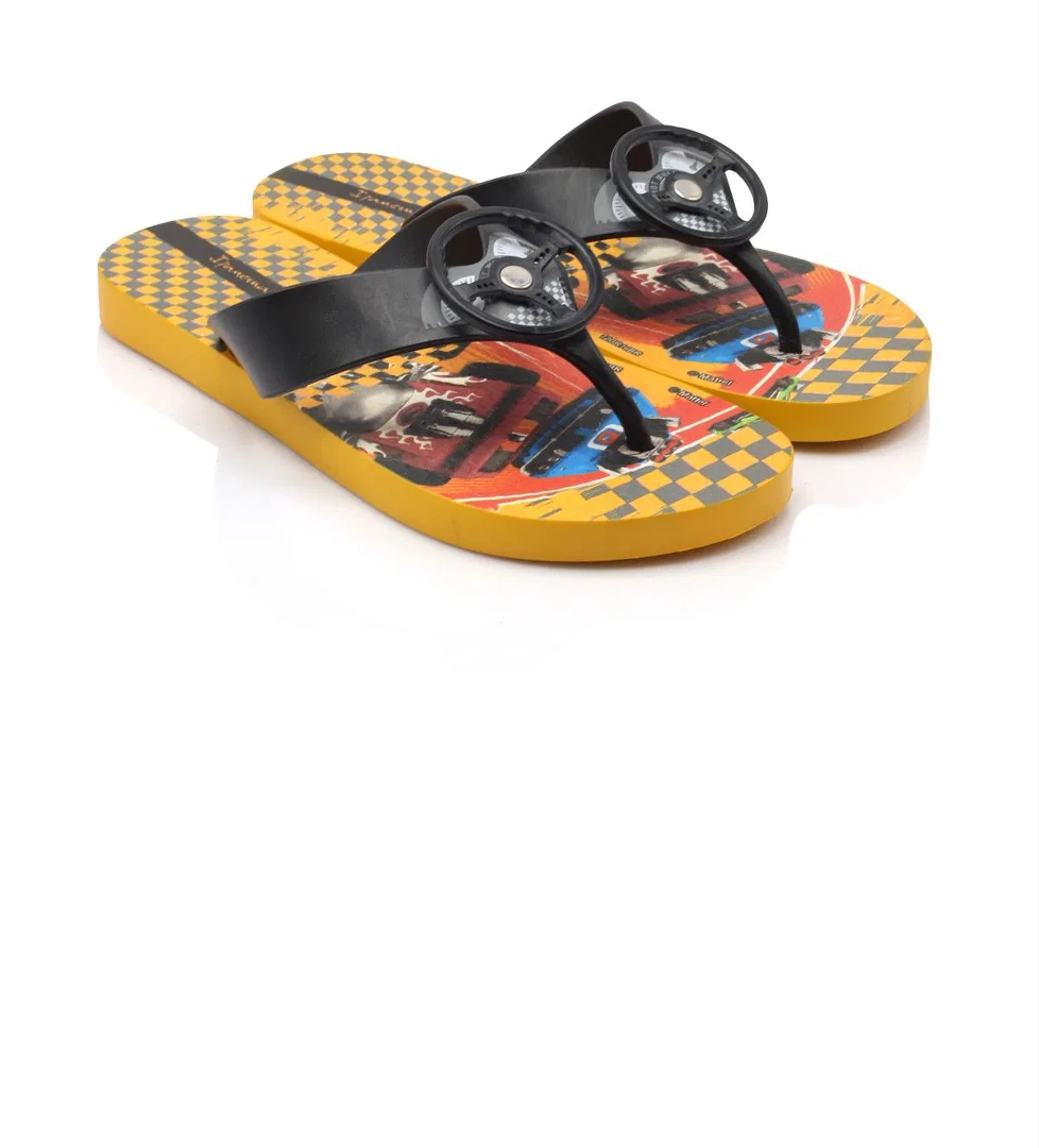 Hot Wheels Çocuk Parmak Arası Terlik Sarı 25/34 - Görsel 1