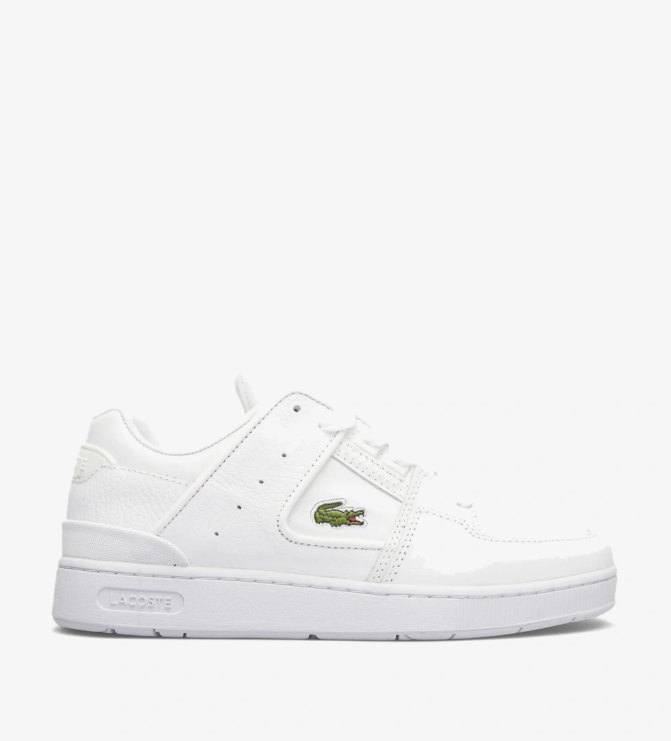 Lacoste Court Cage Leather Kadın Beyaz Sneaker - Görsel 1