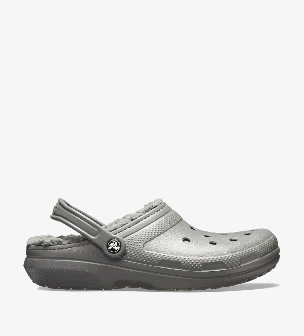 Crocs Crocs Classic Lined Clog Unisex Gri Terlik model görseli