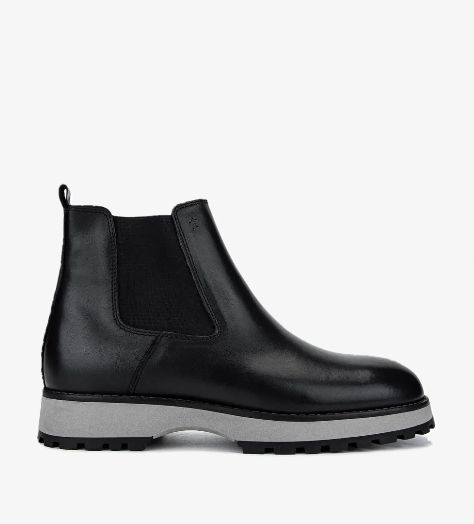 Tamer Tanca Tamer Tanca Erkek Hakiki Deri Siyah Casual Bot model görseli