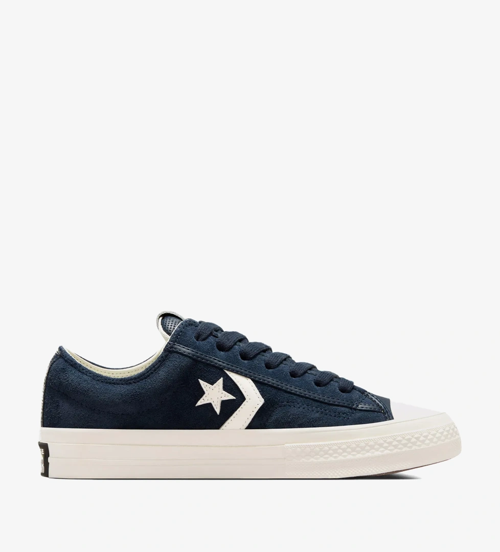 Converse Star Player 76 Unisex Lacivert Süet Sneaker - Görsel 1