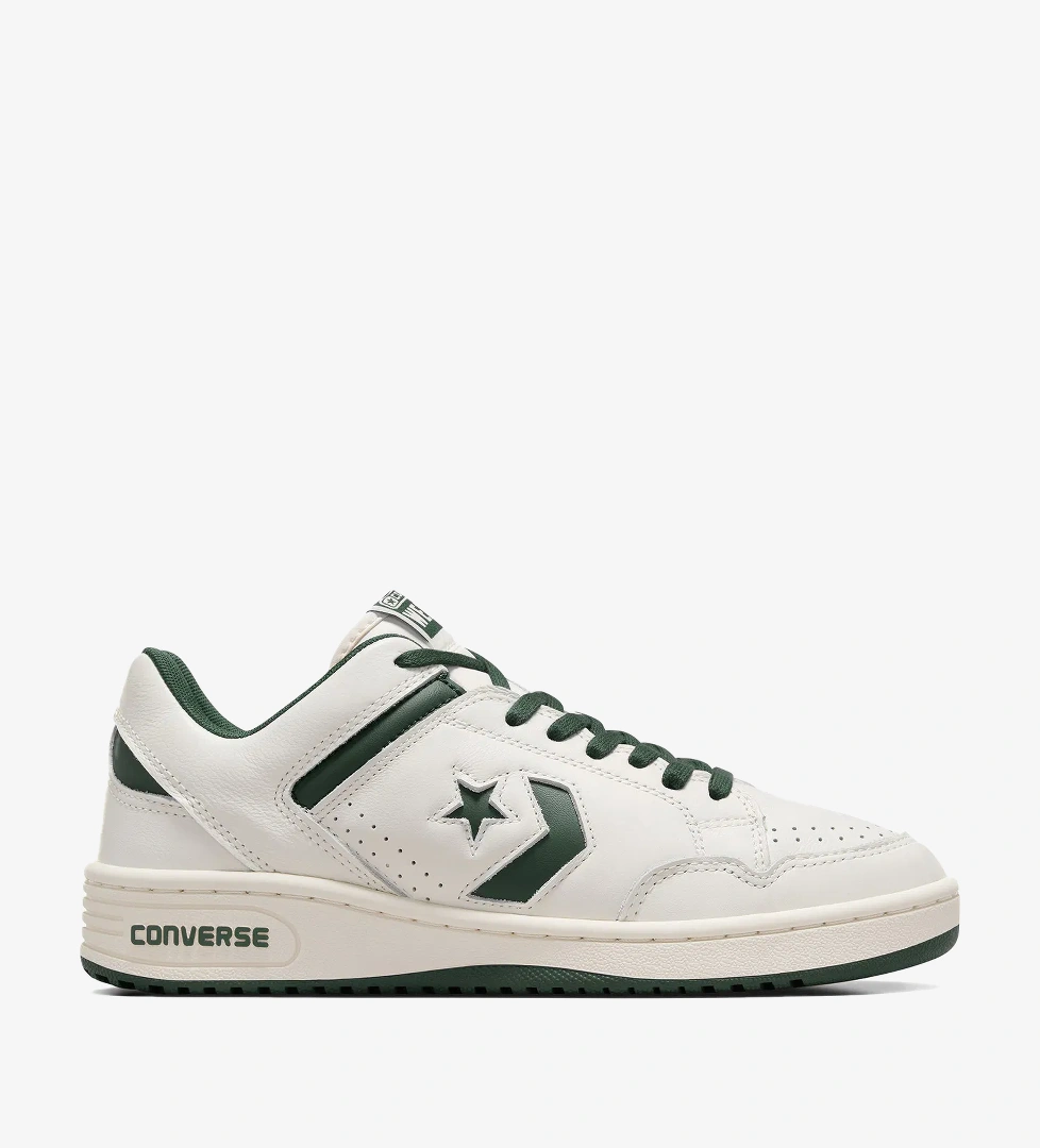 Converse Weapon Unisex Yeşil Deri Sneaker - Görsel 1