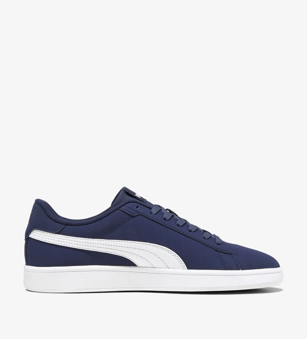 Puma Smash 3.0 Buck Unisex Lacivert Spor Ayakkabı - Görsel 1