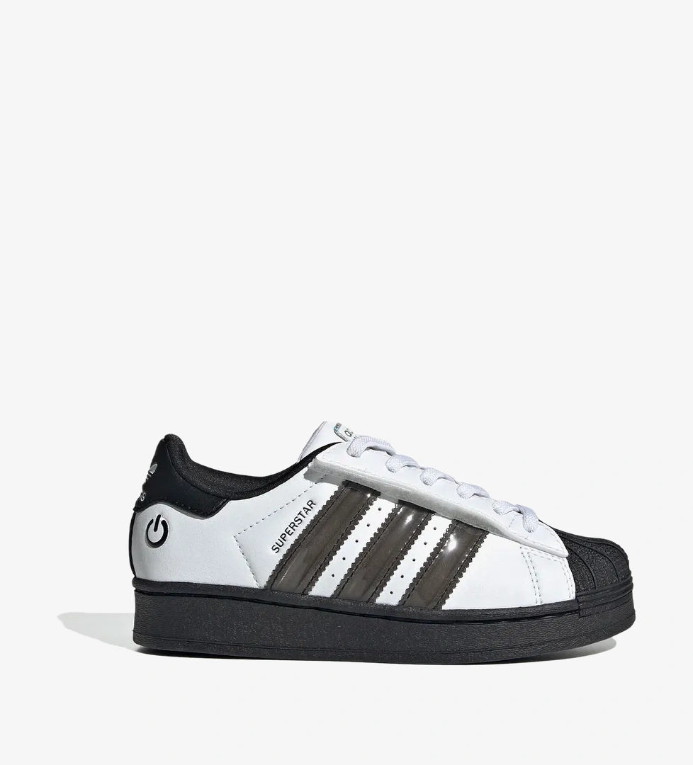 adidas Superstar LED Lights Çocuk Beyaz Sneaker - Görsel 1