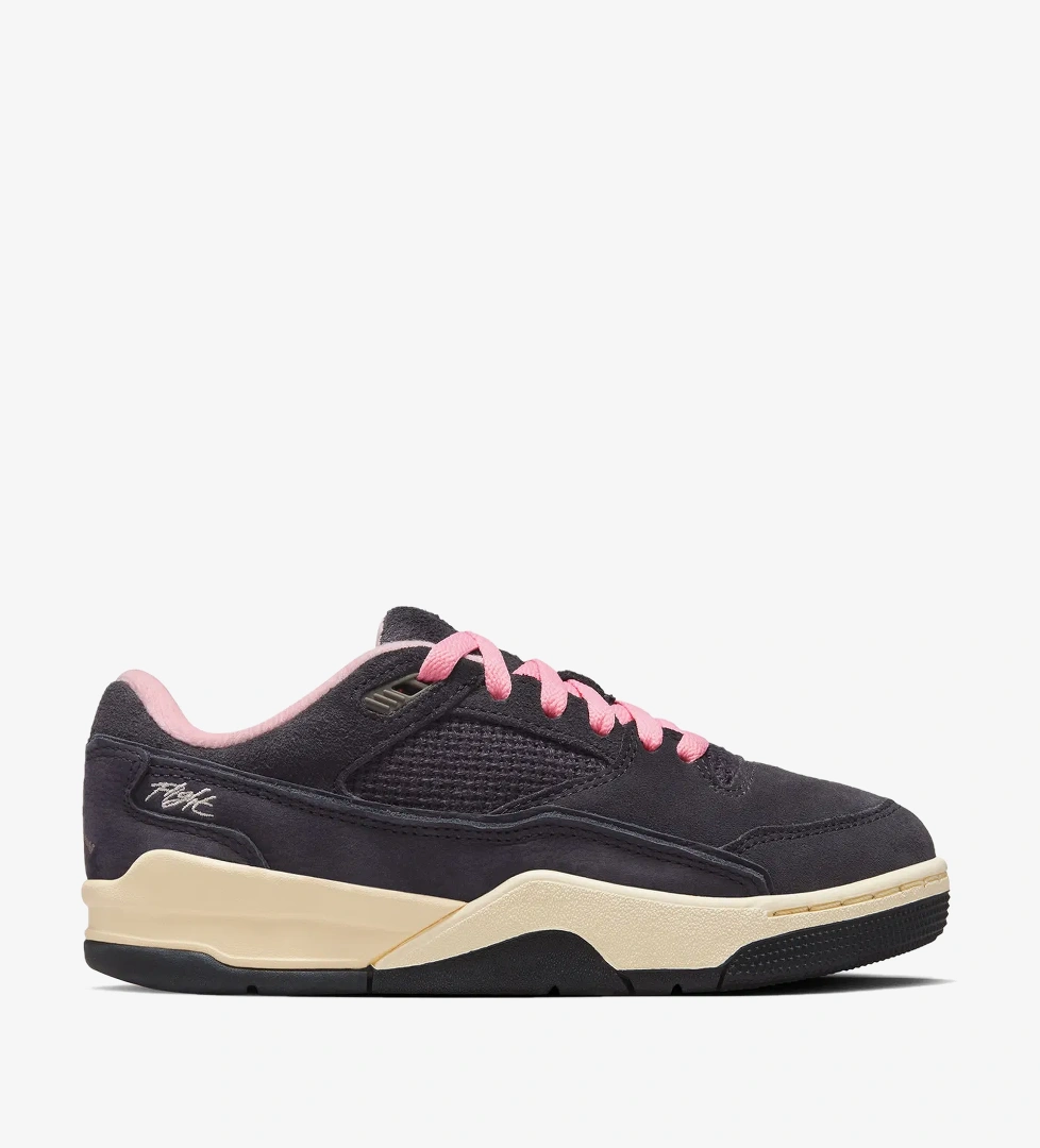 Jordan Flight Court Genç Çocuk Gri Spor Ayakkabı - Görsel 1