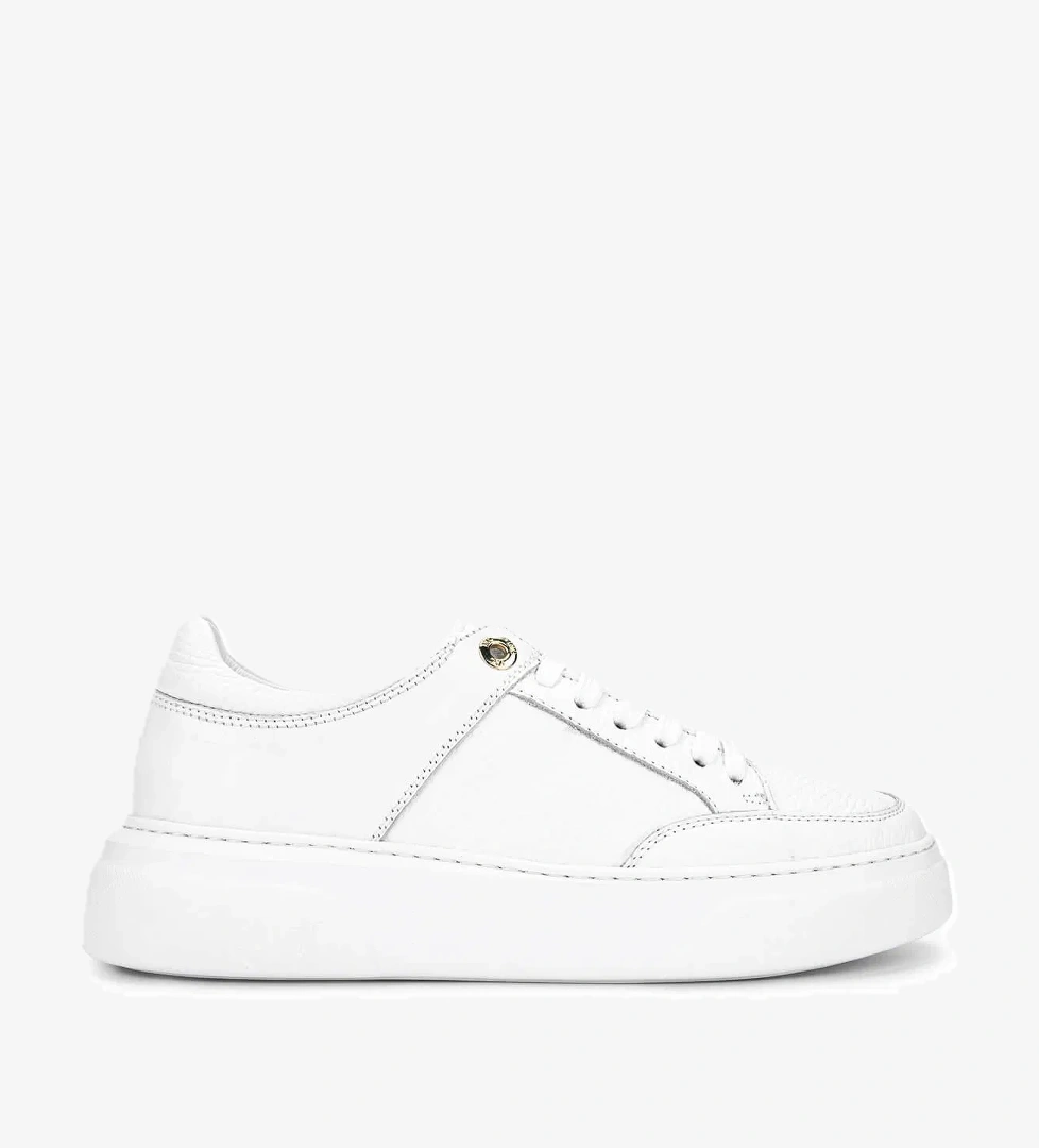 Tamer Tanca Kadın Hakiki Deri Beyaz Sneakers &amp; Spor Ayakkabı - Görsel 1