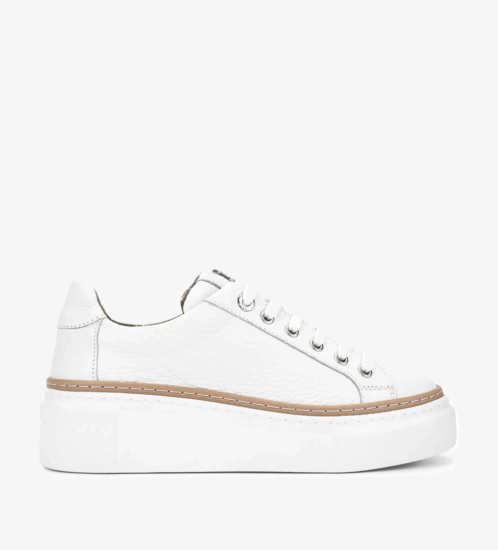 Tamer Tanca Kadın Hakiki Deri Beyaz Sneakers & Spor Ayakkabı - Görsel 1