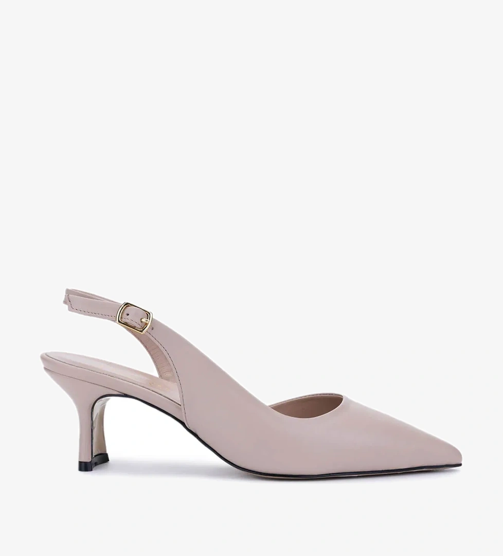 Tamer Tanca Kadın Hakiki Deri Vizon Topuklu Ayakkabı - Görsel 1