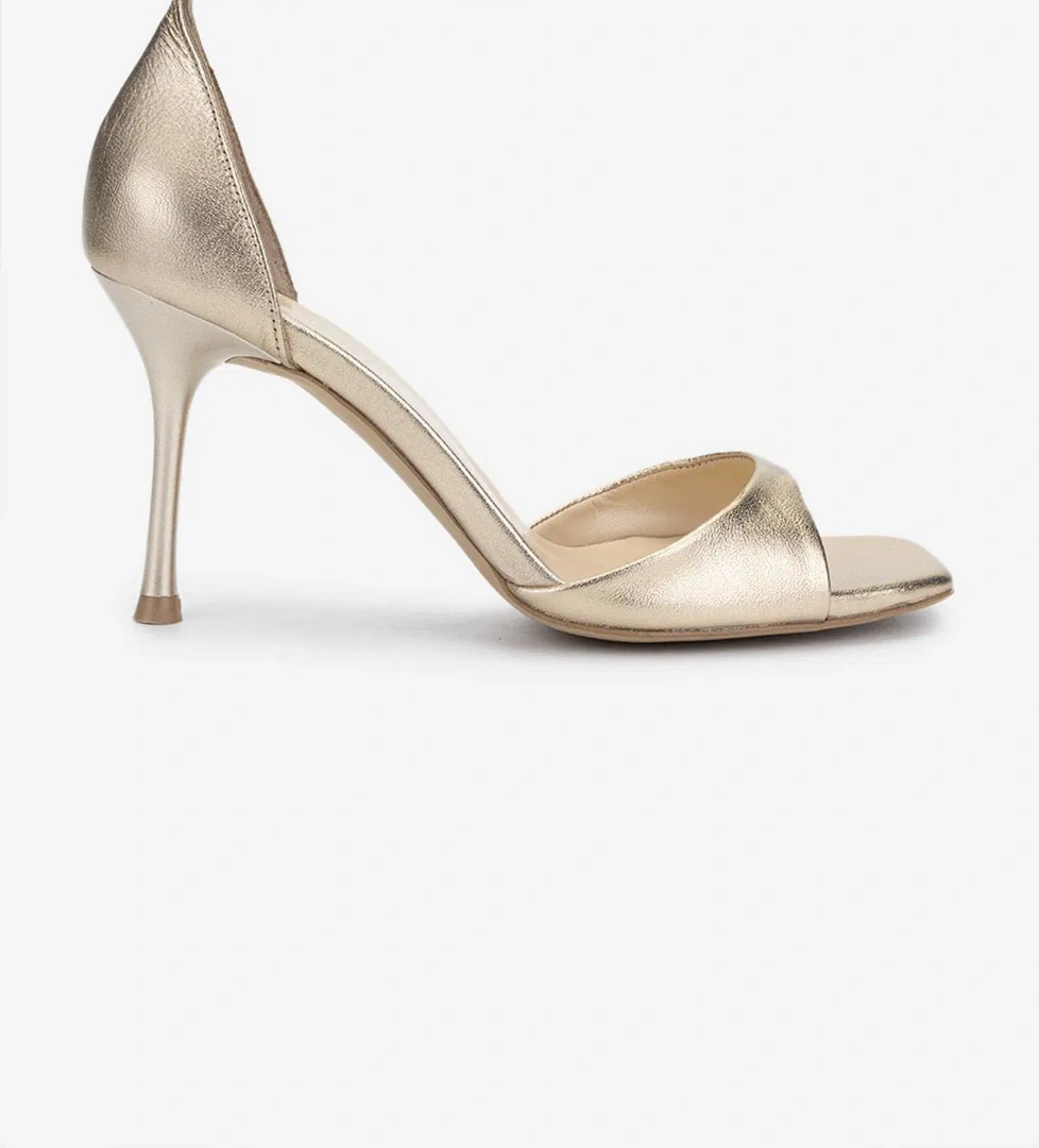 Valmenti Valmenti Kadın Dore Topuklu Ayakkabı model görseli