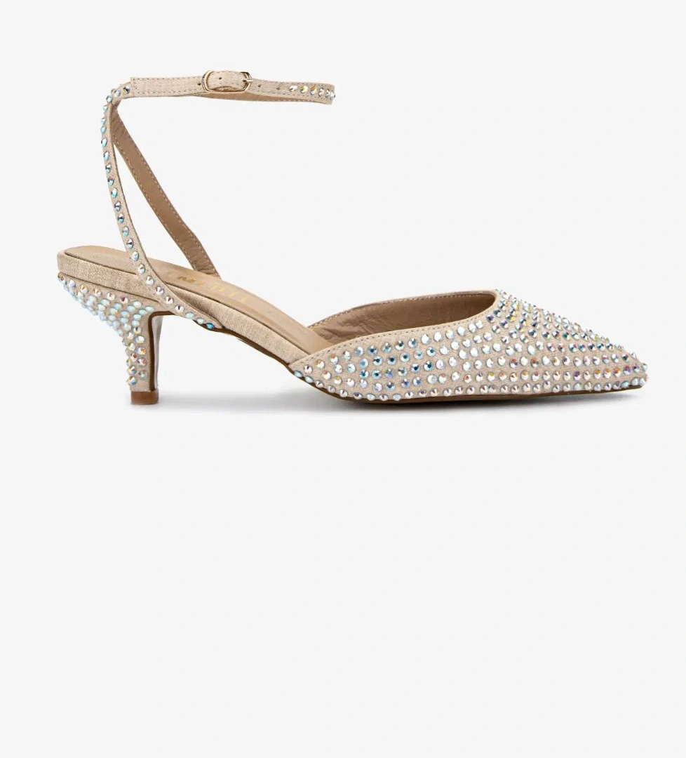 Valmenti Valmenti Kadın Bej Topuklu Ayakkabı model görseli